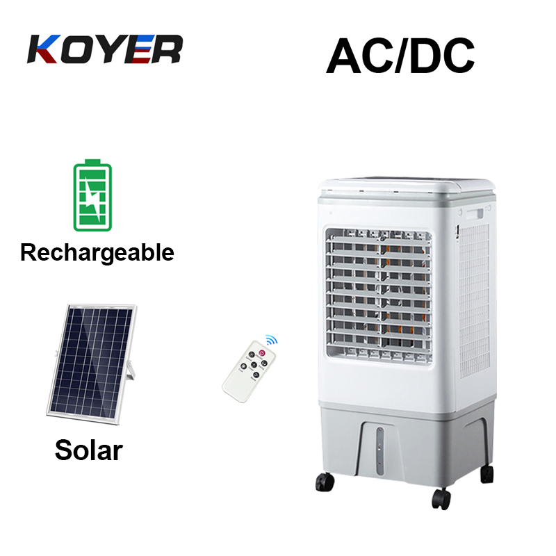 Rechargeable eu AC DC Air Cooler Fan
